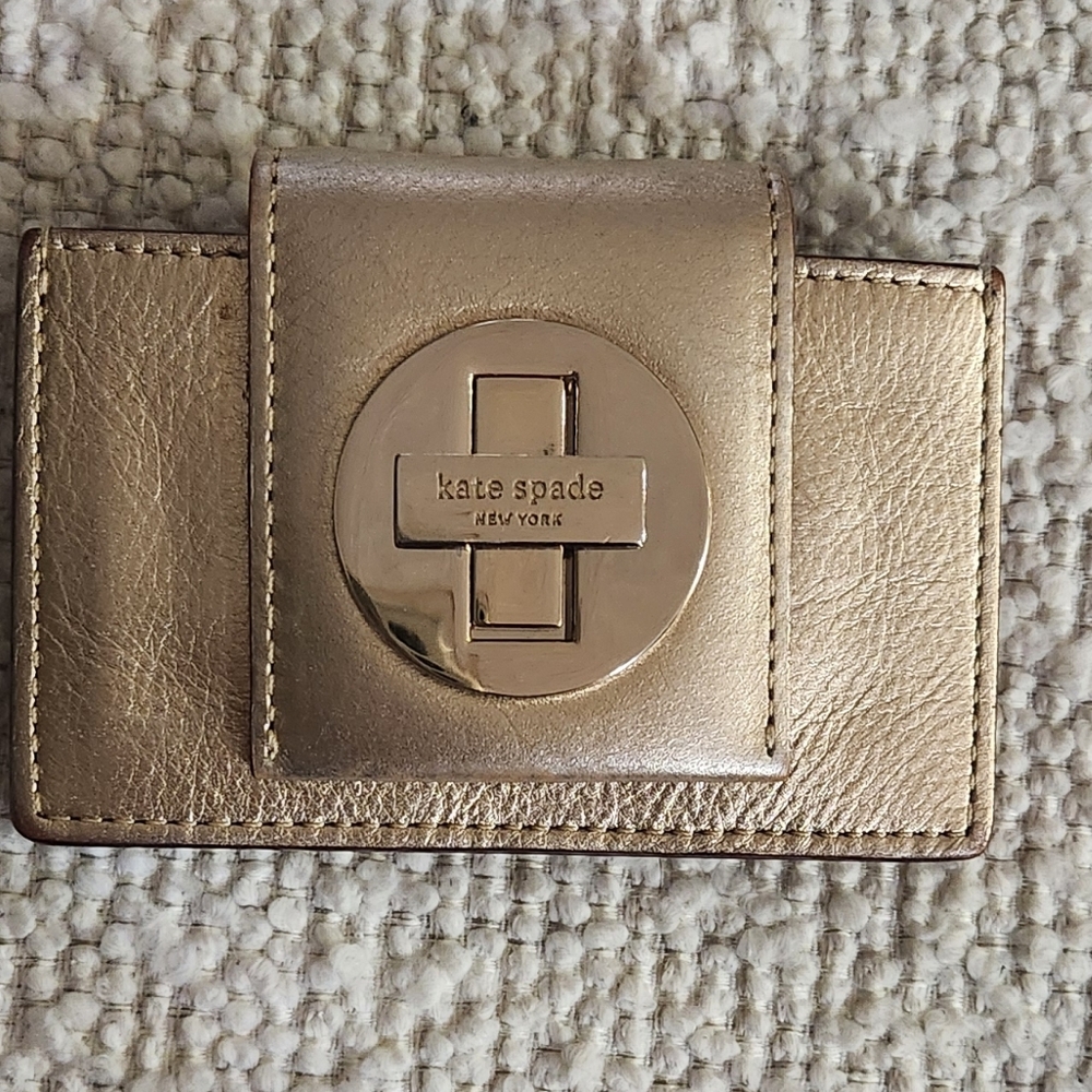 Kate Spade Gold Card Holder